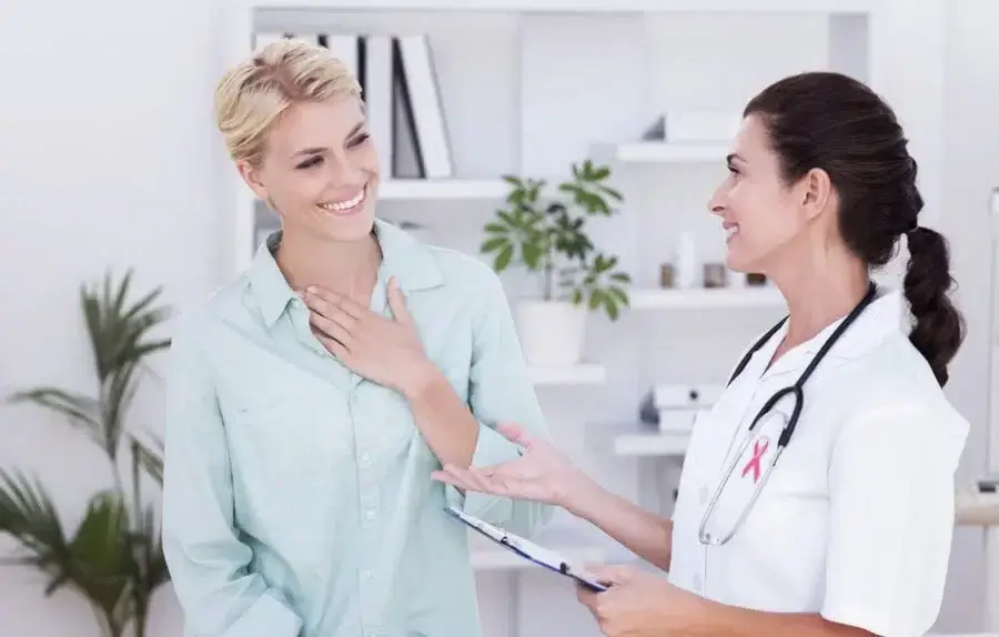 Doctor discussing marketing tips for women’s health