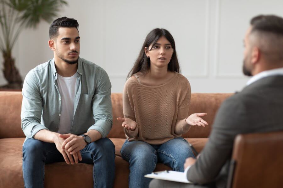 New parents in counseling