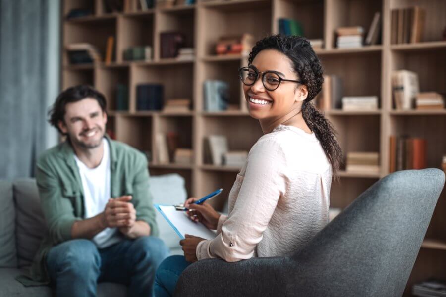 Mental health session at a mental health franchise