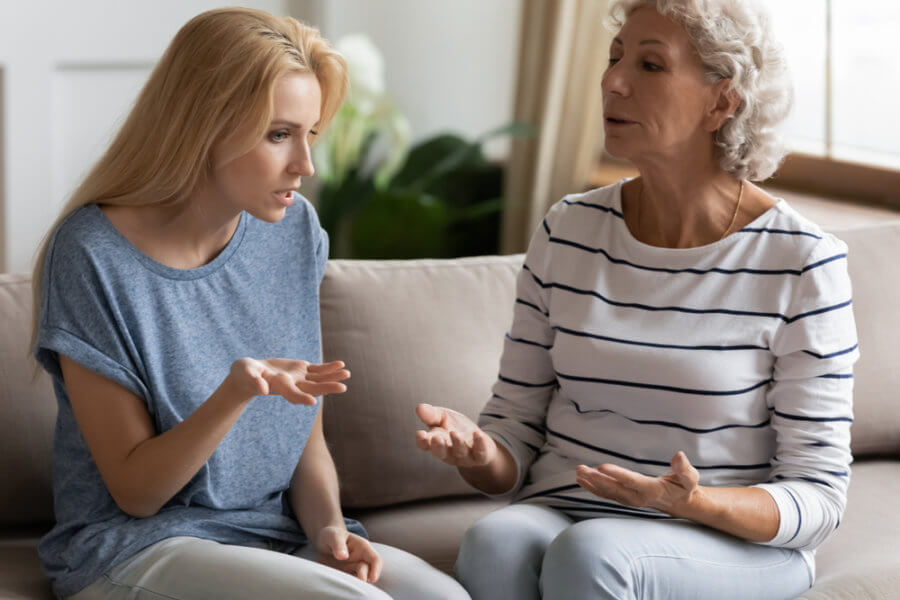 Mom trying to help her adult child who makes poor life choices